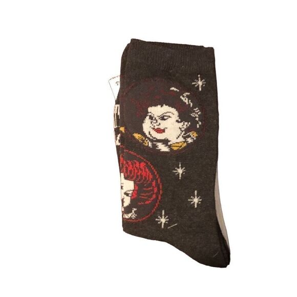 Hocus Pocus The Movie 2 Pair Women Halloween Crew Socks I Put A Spell On You NWT - Picture 2 of 2